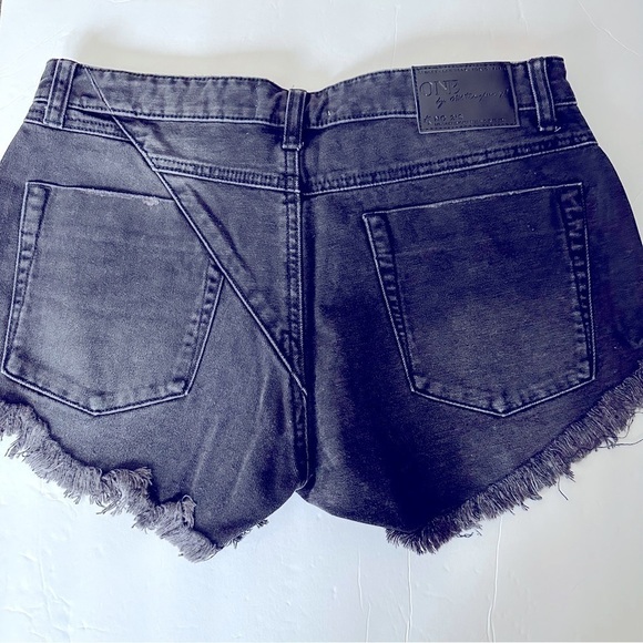 ONE Teaspoon Black Anchor Shorts Size 25 - Picture 4 of 12